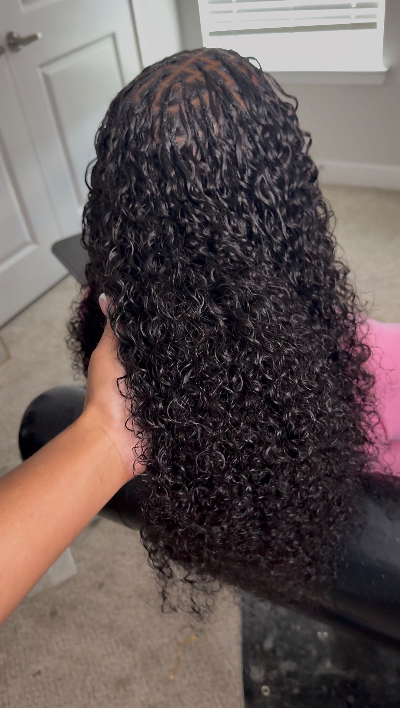 Burmese Curly Crochet Human Hair
