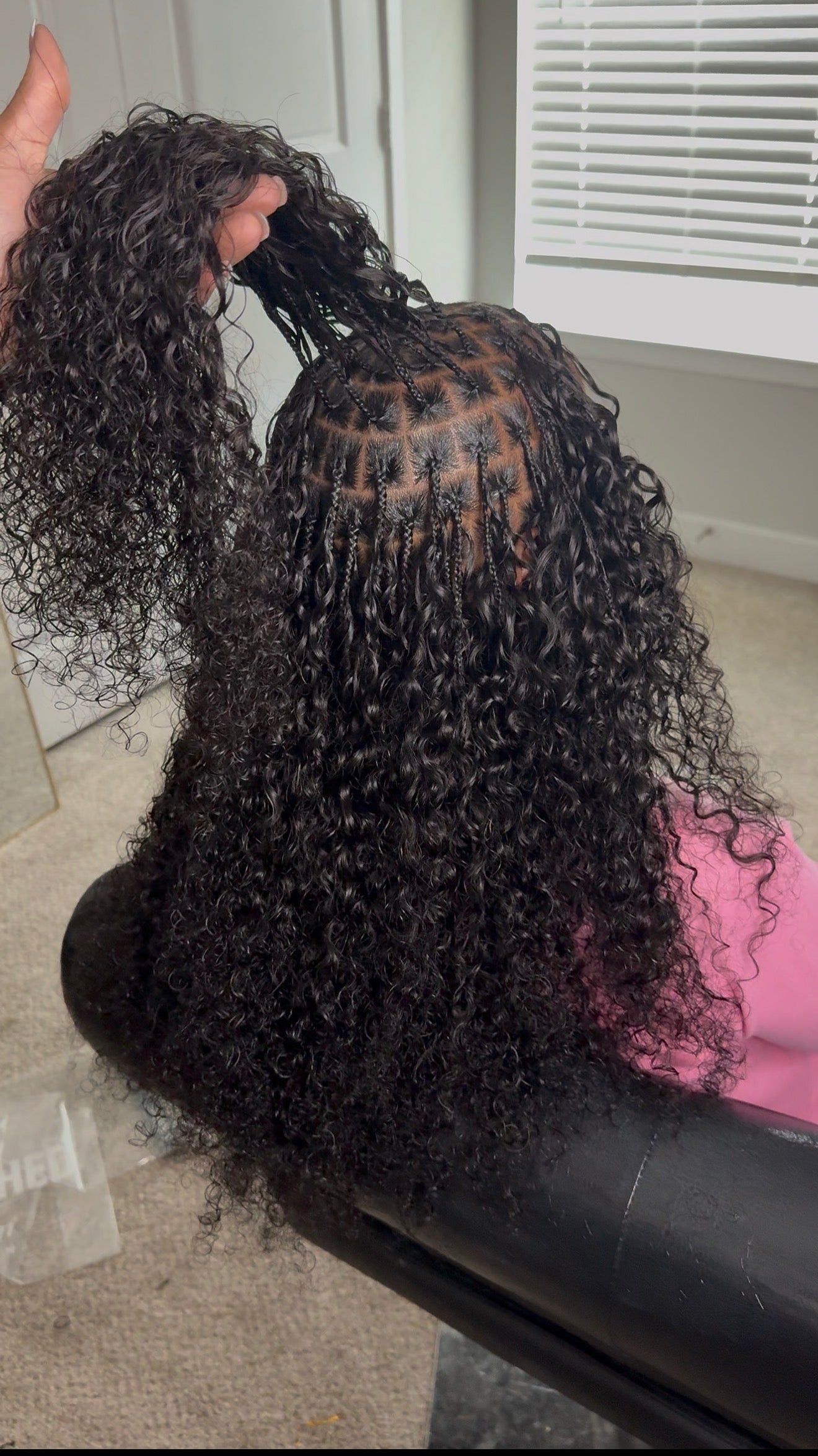 Burmese Curly Crochet Human Hair